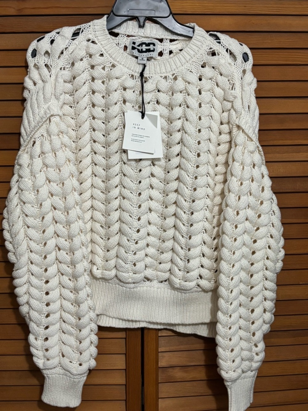 chunky knit sweater is from the KBB by KAHLANA collection